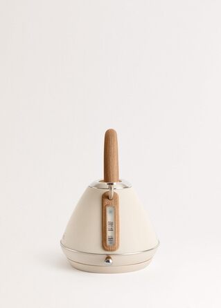 Retro Electric Kettle - 1L Cream White - Fast Boil, Auto Shutoff, Anti-Scale Filter