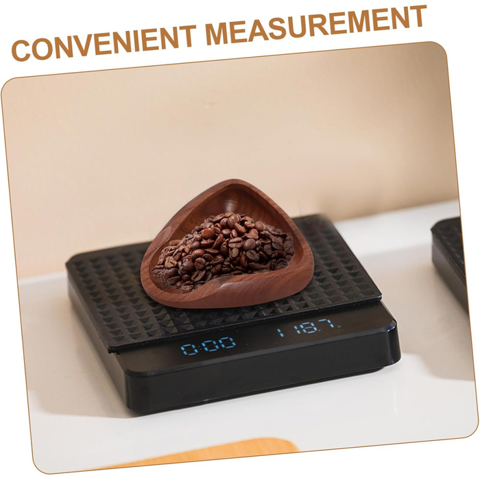 Cabilock 3-Piece Coffee Bean Scale Tray, Coffee Bean Coffee Measuring Cup, Coffee Bean Coffee Cube Measuring Cup, Bean Measuring Cup, Coffee Bean Sample Tray, Bean Dosing Tray