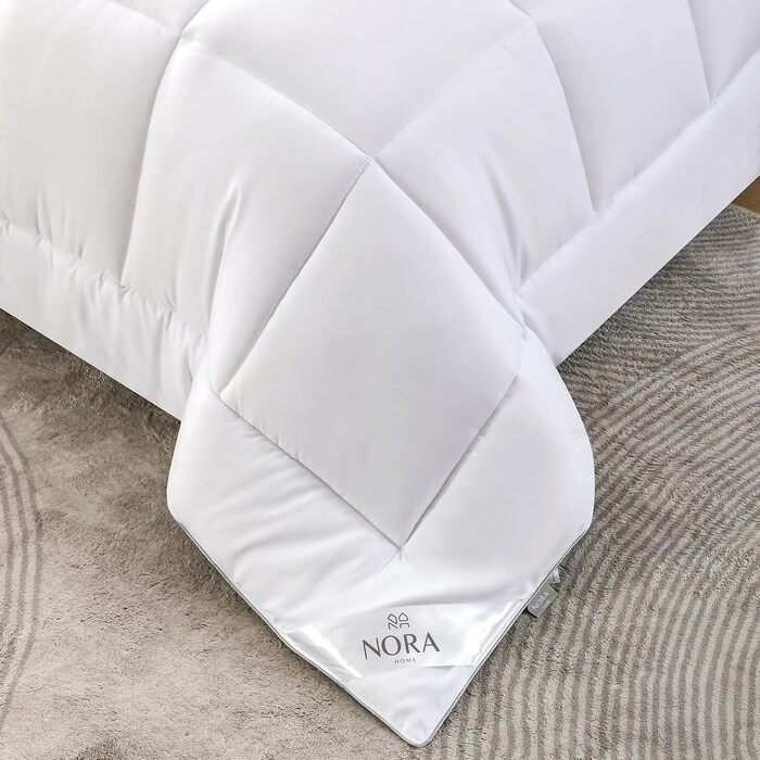 Ковдра зимова NORA HOME Oslo 220x220 см, мікрофібра, 400 GSM, екстра тепла, антиалергенна, сертифікат Oeko-TEX
