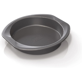 Ninja Foodi ZEROSTICK Round Cake Tin, 22 cm, non-stick coated, durable, robust cake tin, made from aluminized steel, grey, B30308EUUK