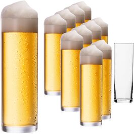 Набір склянок для пива Kölsch Imperial 6 шт, 200 мл (max 250 мл), скляні, для пива, стійкі до посудомийної машини