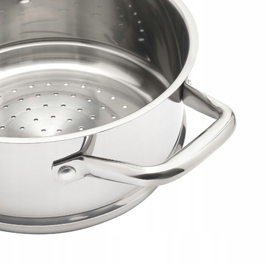 Набір посуду Starke Pro Treviso 10 предметів: каструлі для індукції та газу, сковорода та пароварка