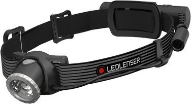 Ledlenser H8R SE LED Headlamp | Head Lamp 700 Lumens rechargeable | Headlight with 170-meter beam distance, focusable | 70 hours of runtime | Headlamp Set with battery, belt pouch, and USB cable Single