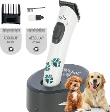 Триммер для собак Agrarzone Isis: безшумний, легкий, з запасним лезом для точного догляду за лапами