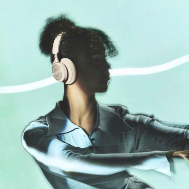 Bang & Olufsen Beoplay HX – Бездротові навушники Bluetooth з шумозаглушенням, до 40 годин роботи, 6 мікрофонів, золотий колір
