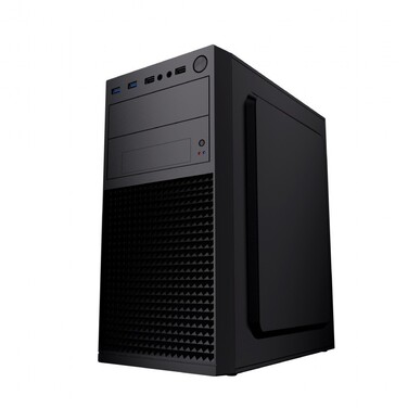 Корпус для офісного комп'ютера Gembird Fornax K300 microATX Mini-ITX, чорний