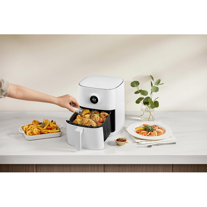 Фритюрниця Xiaomi Smart Air Fryer 4.5 л, біла, розумна, електрична