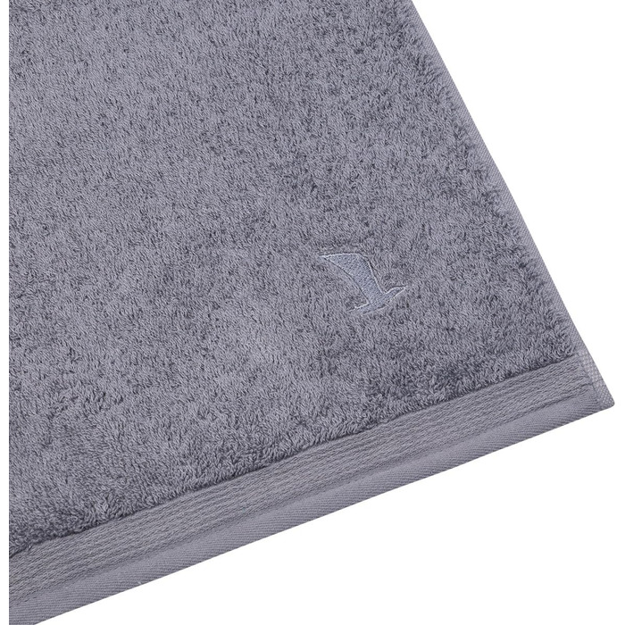 Möve - Superwuschel - 2 x Washcloth - 2 x Guest Towel - 2 x Shower Towel - 2 x Hand Towel Set - Cotton (8-Piece Set Stone)