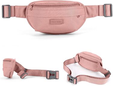 Спортивна поясна сумка Bauchtasche E2-рожева: для прогулянок, подорожей та спорту