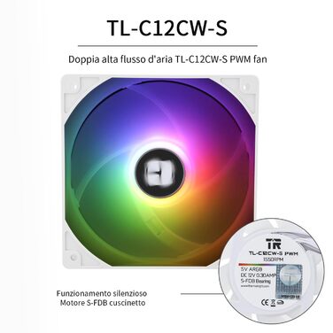 TR Peerless Assassin 120 SE ARGB - білий кулер для CPU з 6 heatpipes, 120 мм вентилятори, для AMD AM4 AM5/Intel 1700/1150/1151/1200