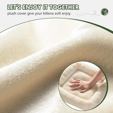 Котячий будиночок MUTICOR – великий когтетоп з декількома рівнями, 206 см, бежевий