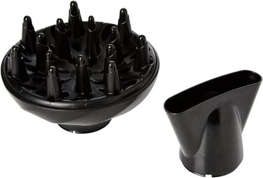 Фен Remington D3198 з іонізацією, чорний (2200W) з насадкою-дифузором та насадкою для укладки, 3 режими нагріву, 2 режими обдування + режим охолодження