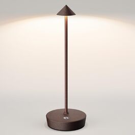 Бездротова LED-лампа для дому та вулиці IP54, 6000mAh, акумуляторна, для кемпінгу та офісу (іржава)