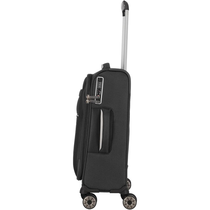 Троллій Travelite MIIGO: Чорний, 55 см, 35 літрів, ручна поклажа, з TSA замком, з перероблених матеріалів