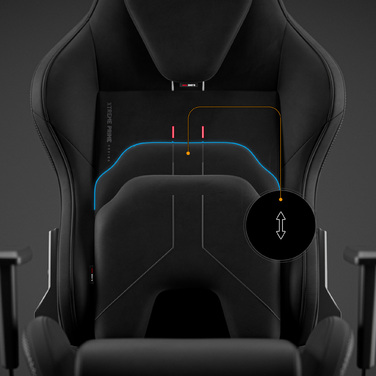 Ігрове крісло Diablo Chairs X.One Prime, тканина, чорне