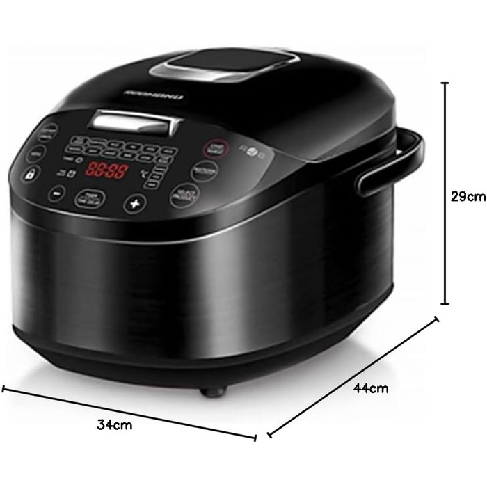 Мультиварка Redmond SkyCooker RMC-M800S 5л з керуванням зі смартфона, чорна