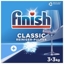 Порошок для посудомийних машин Finish Classic без фосфатів, 3 кг (набір 3 шт)