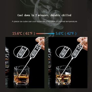 24 камінці для віскі з нержавіючої сталі, багаторазові, набір - Whiskysteine, камінці для віскі, охолоджувачі для вина (24 шт.)