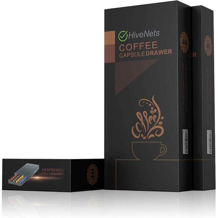 Тримач для капсул кави HiveNets, органайзер для Nespresso, 60 капсул