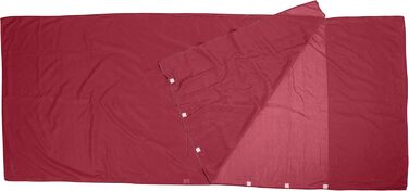 Montoza Sleeping Bag - Ultralight 170g blue red green - Silk and cotton inner liner - Lightweight, thin, warm travel sleeping bag