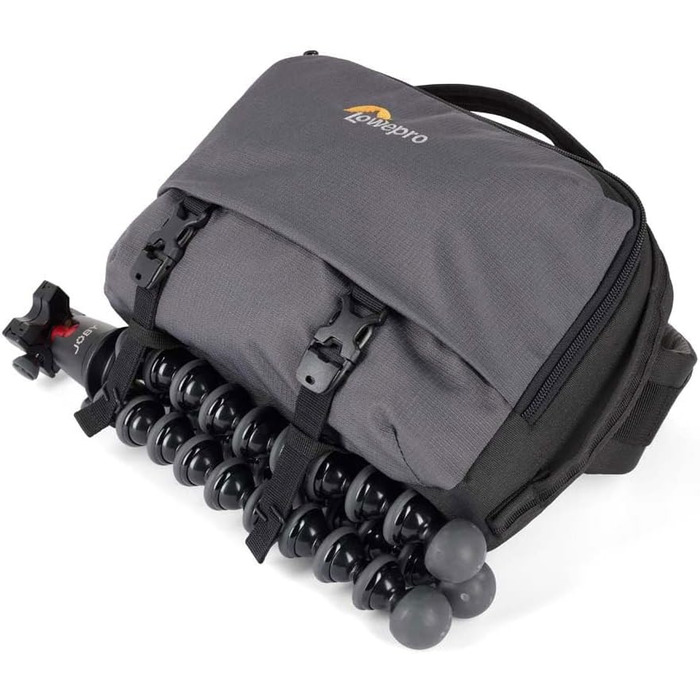 Рюкзак для камери Lowepro Trekker Lite SLX 120 сірий з відділенням для планшета та кріпленням для штатива