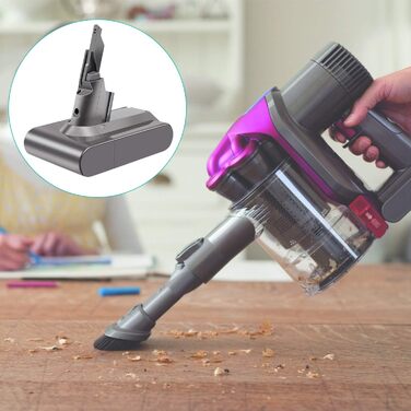 Акумулятор ARyee V7 сумісний з пилососами Dyson V7 Trigger, V7 Animal, V7 Fluffy, V7 Motorhead (з щіткою, пре-фільтром та післяфільтром)