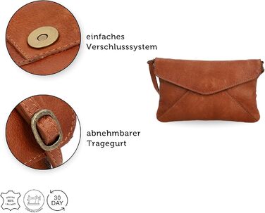 Сумка Gusti Leder Karisma Vintage – шкіряна сумка-листоноша коричневого кольору з магнітним закриттям та регульованим ремінцем