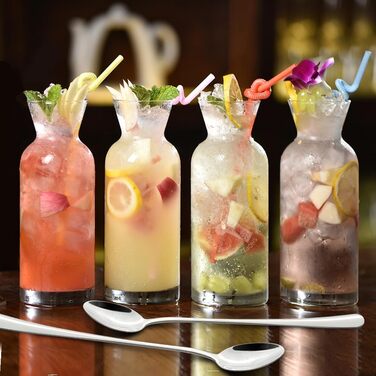 Набір ложок з нержавіючої сталі HomEdge, 21 см, 12 шт. (Коктейльні, кавові)