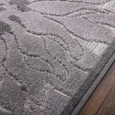 Килимок для дому та саду Impression Outdoor - вологостійкий, 120 x 170 см, темно-сірий