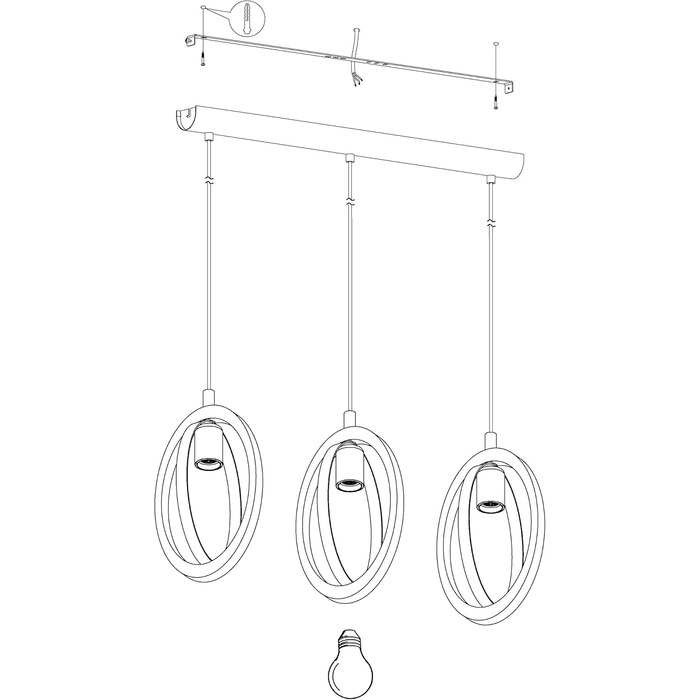 Торшер EGLO Basildon 1: дерев'яний торшер з абажуром, з вимикачем, E27, для вітальні, спальні, чорний, натуральний колір