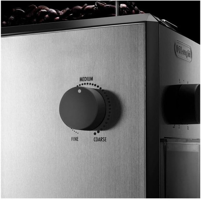 Кавомолка De'Longhi KG89, професійна, срібляста