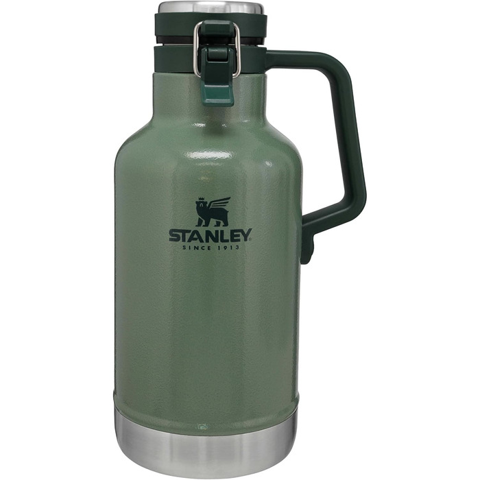 Термос-термокана Stanley Classic Easy-Pour 1.9л, нержавіюча сталь, зелений, для напоїв, витримує 24 години, витримує миття в посудомийній машині