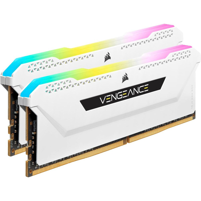 Оперативна пам'ять Corsair Vengeance RGB PRO SL 32GB (2x16GB) DDR4 3200MHz (PC4-25600) C16, 1.35V, Білий