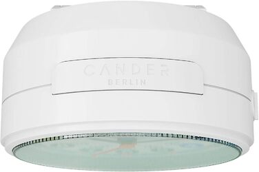 Cander Berlin MNU 1009 Silent Kinderwecker (children's alarm clock) and MNA 1030 J blue wristwatch, learning clock silent children's clock light snooze table clock alarm clock children lighting quiet snooze girls boys