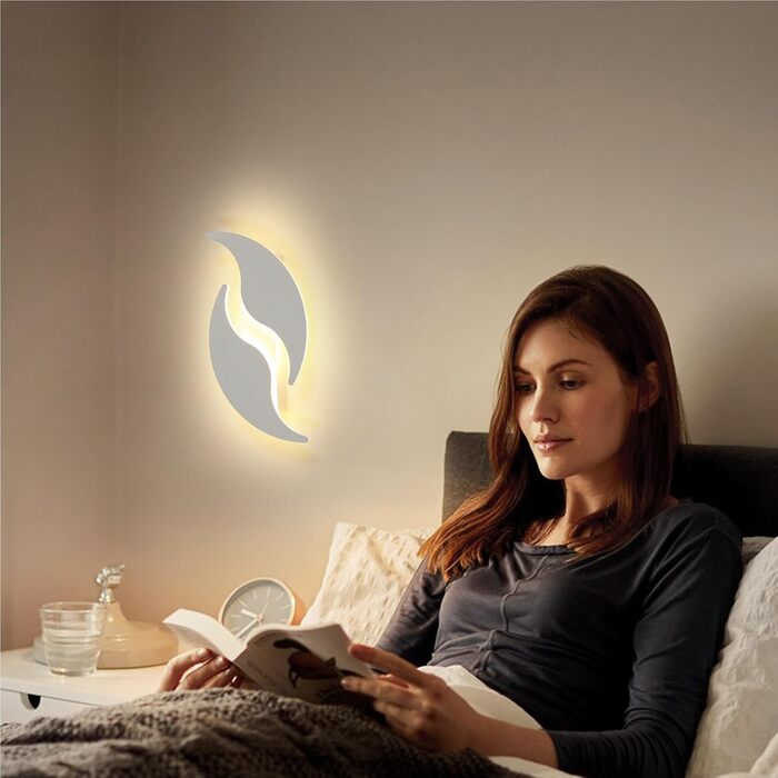 LED настінний світильник Dorlink для дому: спальня, вітальня, коридор, сходи. Art Deco, 12W, тепле світло, 3 кольори, регулювання яскравості