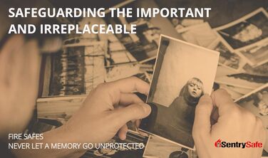 Вогонетривкий сейф для документів з ключовим замком (компактний)