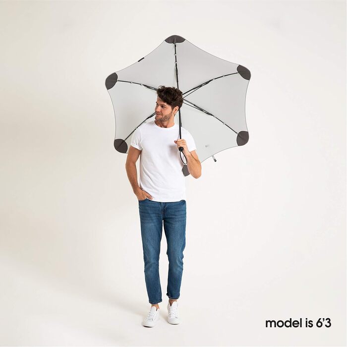 BLUNT Executive Stock Umbrella Black | Large & Stormproof for 2 People – 138 cm Ø | Innovative & Patented Design – Wind Tunnel Tested