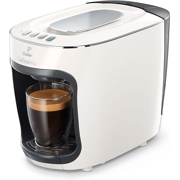 Капсульна кавоварка Tchibo Cafissimo Mini для кави, еспресо, крема та чаю, біла