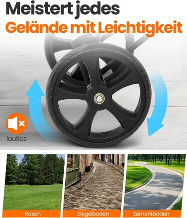 Складаний візок для покупок Homecall 50л з охолодженням, 3 в 1: візок, сумка, таскач, з принтом Geometrie, стандартні колеса