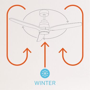Стеляний вентилятор WINDSTYLANCE з натурального дерева з підсвічуванням, Ø132 см, Wi-Fi, пульт ДК, 6 швидкостей, DC-двигун, літньо-зимовий режим
