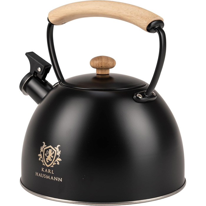 Чайник електричний Induktion 2.5L з автоматичним свистком, нержавіюча сталь. Підходить для індукційних, газових та електричних плит.