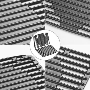 Решітка для гриля Weber Spirit 300 Series (44,5 x 30 см), чавун, сумісна з E310, E320, E330, SP310, Genesis Silver B/C, II 300