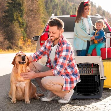 Кіньчата Trixie VARI Kennel V, 81 см, чорний/бежевий