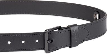 Чоловічий шкіряний ремінь Dickies з плетеним тисненням (34-36, Чорний)