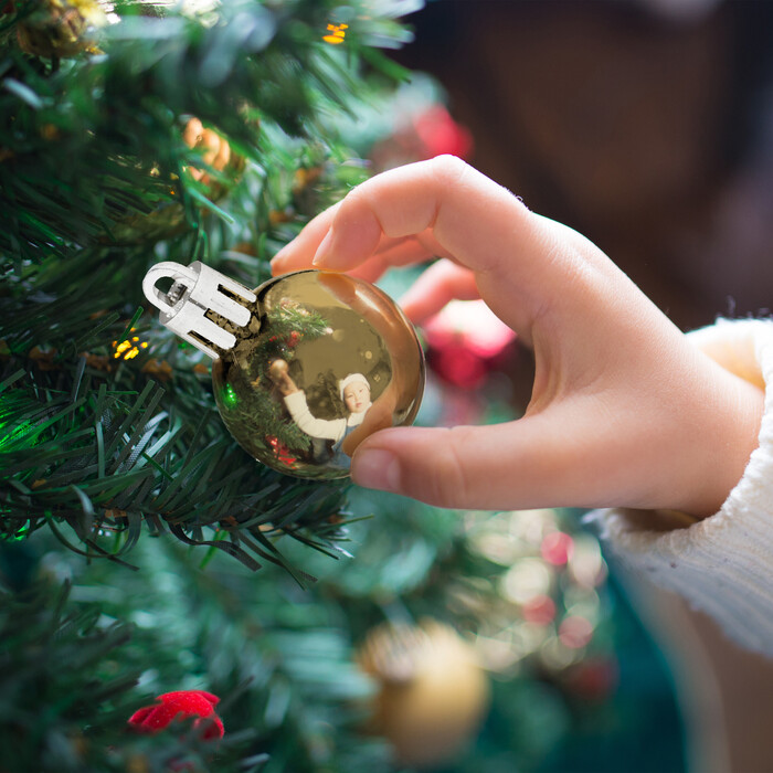 Relaxdays Set of 96 Christmas Baubles