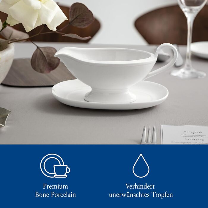 Villeroy & Boch – Royal Sauciere Lid with Handle White, Dishwasher Safe, Sauce Pot, Saucepan for Sauces and Dips, Tableware, Premium Bone China