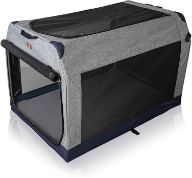 Складана переносна собача будка Knuffelwuff для автомобіля з алюмінієвим каркасом, 76x51x48 см