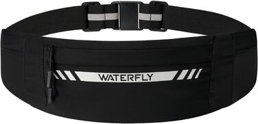 Поясна сумка для бігу Waterfly: поясна сумка для бігу, тренувань, фітнесу з 4 кишенями для телефону, чоловіча та жіноча