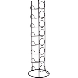 UNUS Wine Rack Metal - Bottle Holder for Wine Bottle, Water Bottle - Black - for 8 Bottles