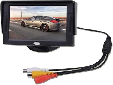 Sunvalleytek 10,92 см LCD TFT монітор-дзеркало для авто з камерою заднього виду